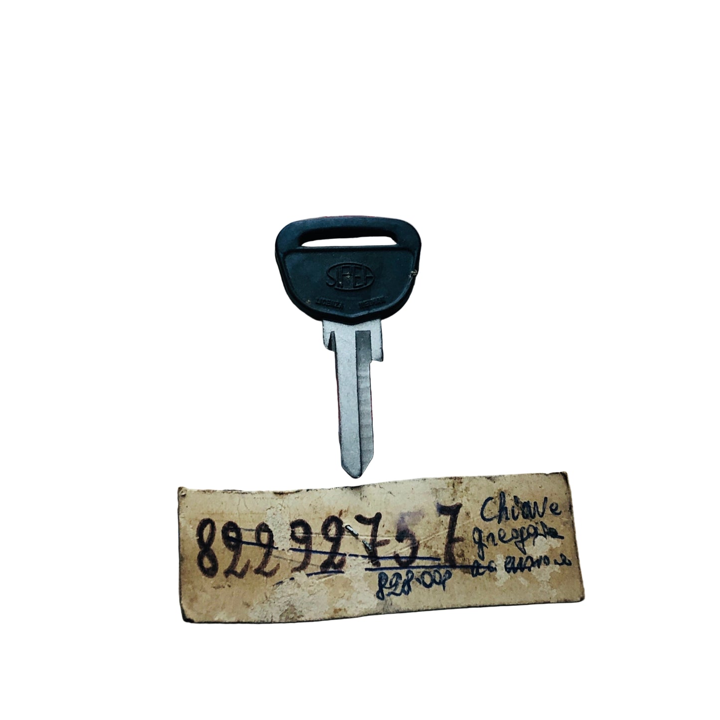 Lancia Beta Berlina, Coupé, HPE e Spider Chiave Greggia per Blocchetto Accensione Sipea Nuova Originale 82292757 - Raggi's Collectibles' Automotive Art