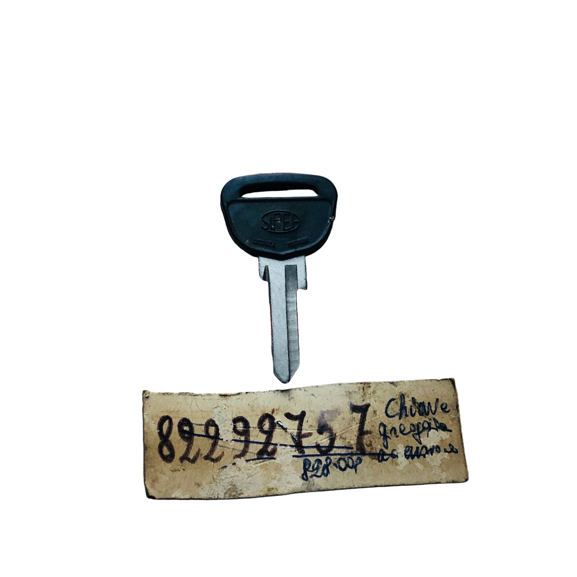 Lancia Beta Berlina, Coupé, HPE e Spider Chiave Greggia per Blocchetto Accensione Sipea Nuova Originale 82292757 - Raggi's Collectibles' Automotive Art