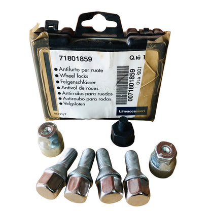 Lancia Phedra e Fiat Ulysse Kit Bulloni Antifurto per Cerchi in Ferro Nuovo Originale Lineaccessori 71801859 - Raggi's Collectibles' Automotive Art