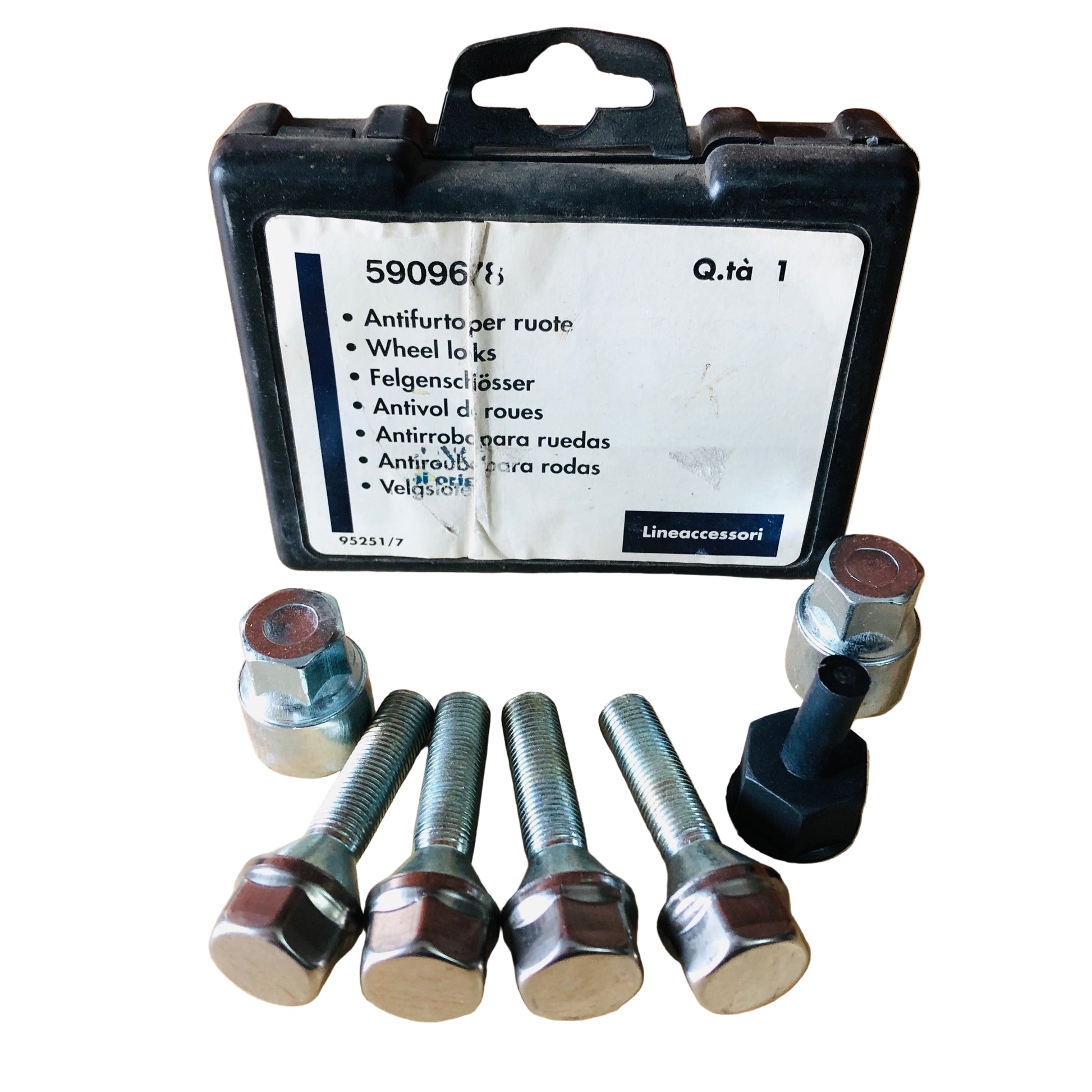 Lancia Delta Integrale e K Kit Bulloni Antifurto per Cerchi in Lega Nuovo Originale Lineaccessori 5909678 5897562 - Raggi's Collectibles' Automotive Art