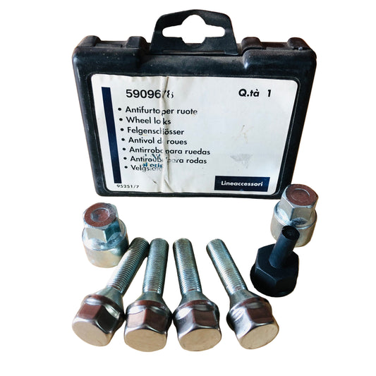 Lancia Delta Integrale e K Kit Bulloni Antifurto per Cerchi in Lega Nuovo Originale Lineaccessori 5909678 5897562 - Raggi's Collectibles' Automotive Art