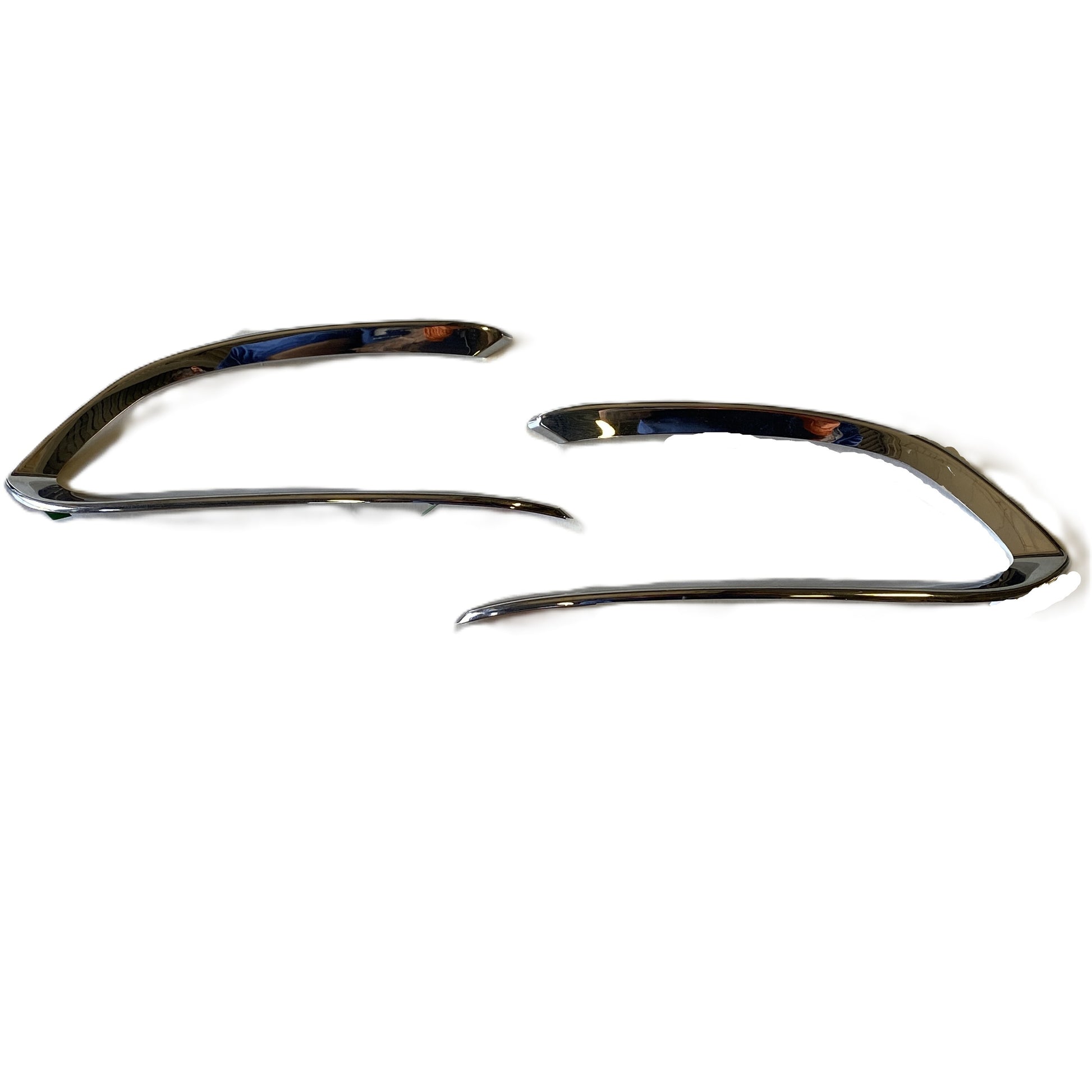 Fiat 500 X Coppia Cornici Cromate Fendinebbia Nuova Originale 50927460 - Raggi's Collectibles' Automotive Art