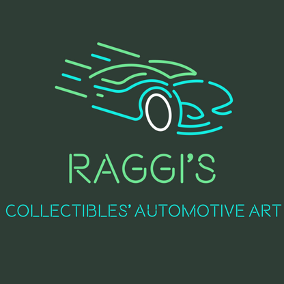 Raggi's Collectibles' Automotive Art Buon Regalo Digitale Gift Card Personalizzabile