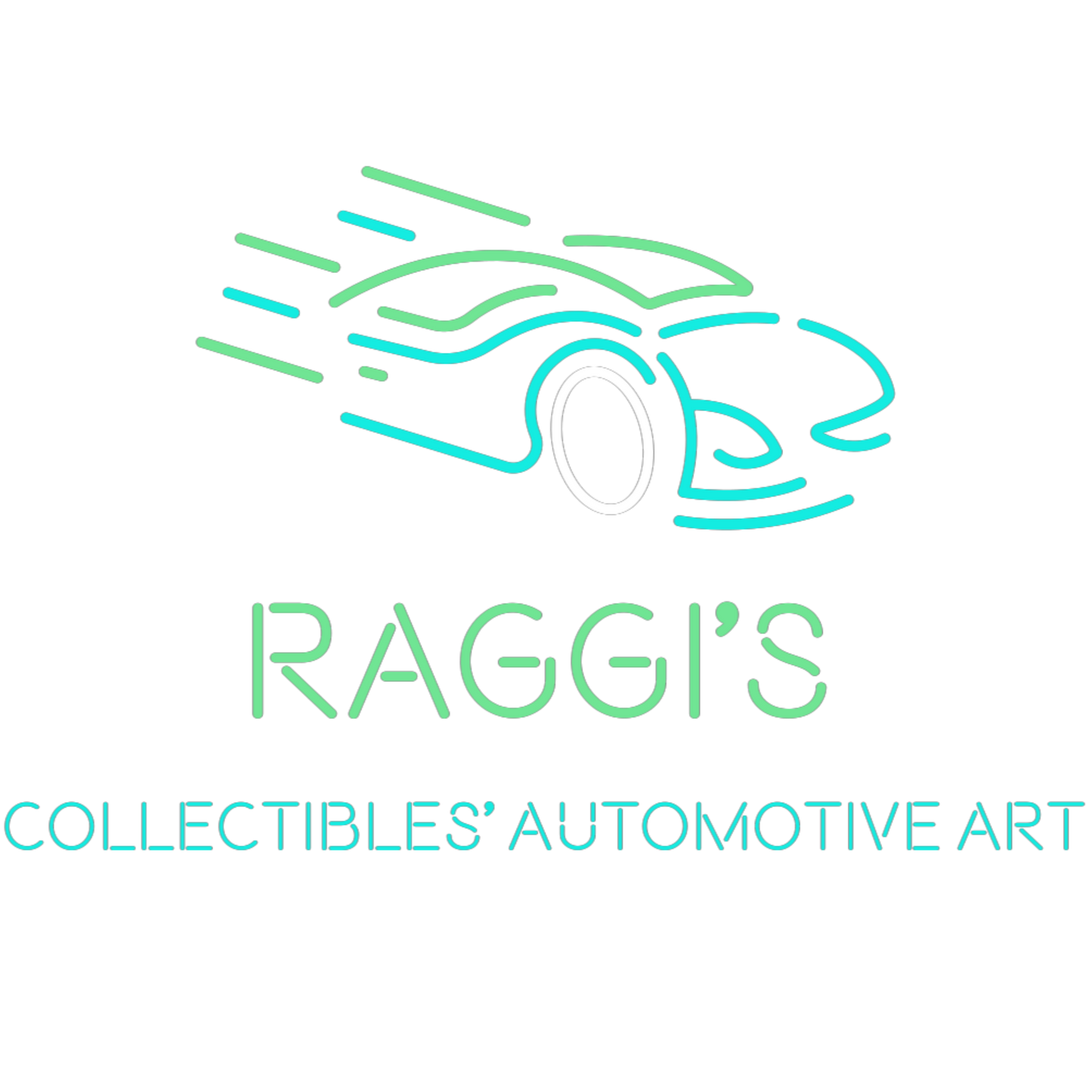 Raggi's Collectibles' Automotive Art Customizable Digital Gift Card