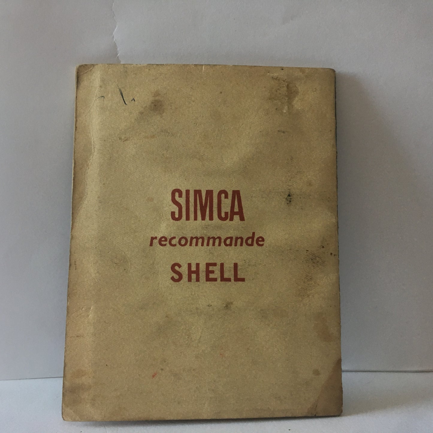 SIMCA, Libretto Concessionari, Officine e Aree di Servizio SIMCA, Anni 50