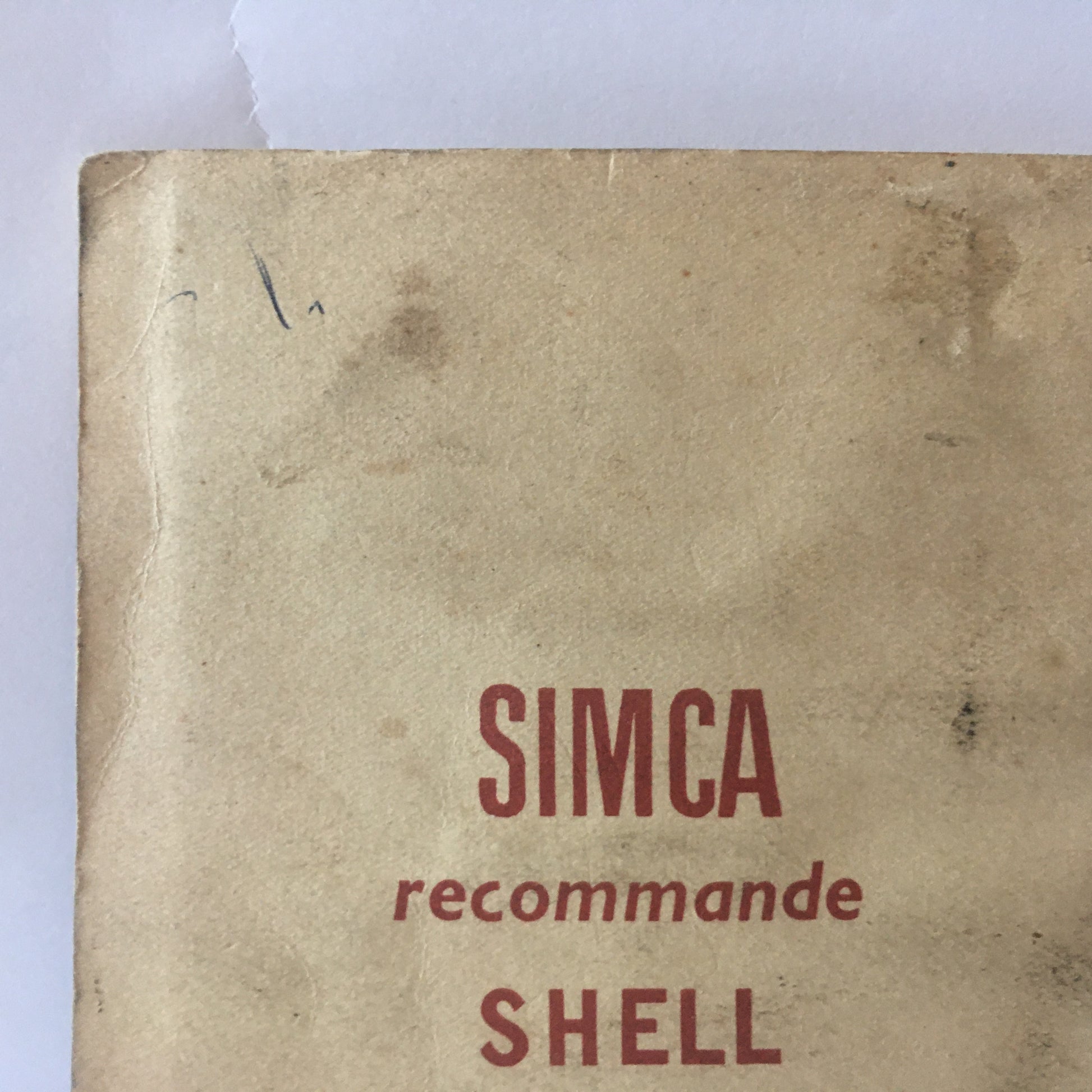 SIMCA, Libretto Concessionari, Officine e Aree di Servizio SIMCA, Anni 50 - Raggi's Collectibles' Automotive Art