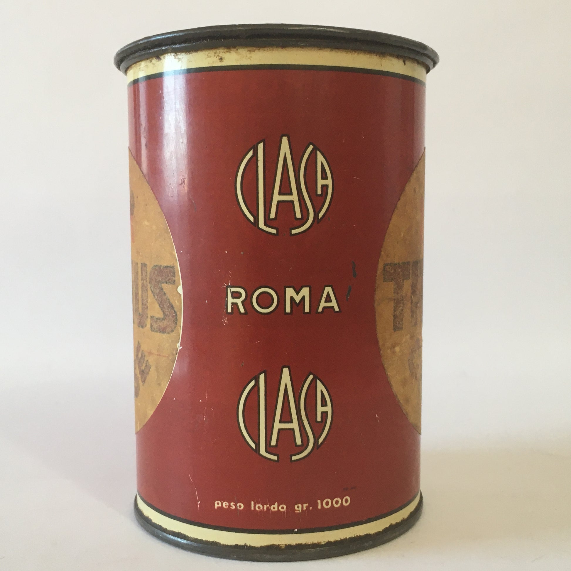 Titanus, Latta Barattolo di Grasso Vintage Titanus Grease Cup Clasa Roma Anni '40 '50 - Raggi's Collectibles' Automotive Art