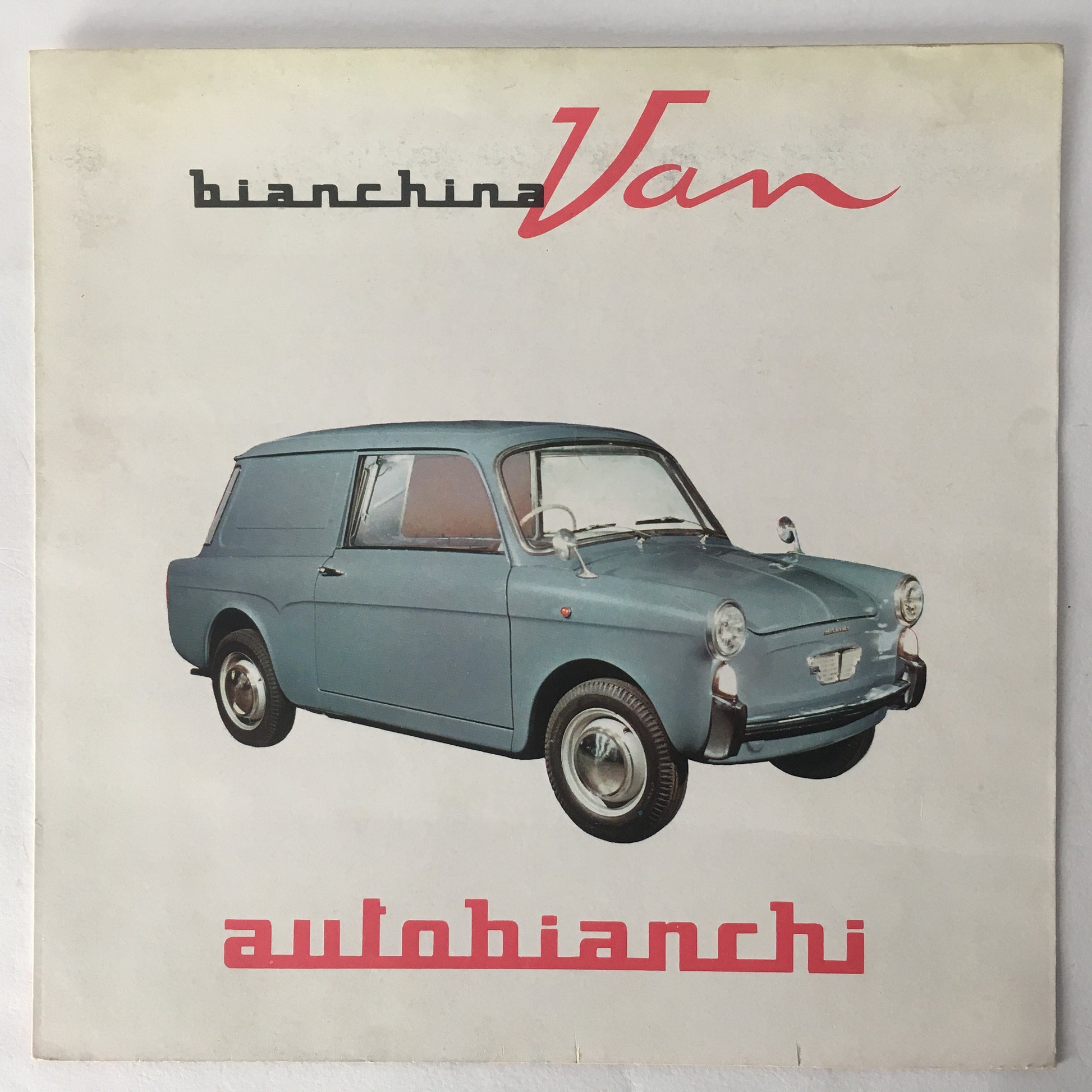 Autobianchi, Brochure e Articolo di Giornale della Prova su Strada Bianchina Van, Anni 50 60 - Raggi's Collectibles' Automotive Art