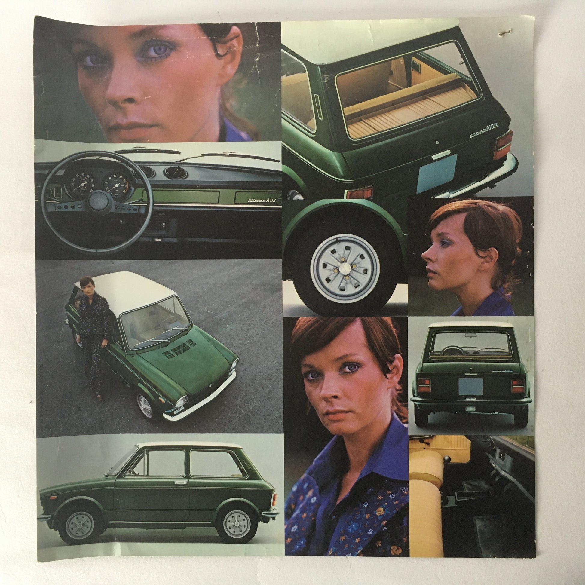 Autobianchi, Brochure Opuscolo Pubblicità Autobianchi A111 e A112, Anni 60 70 - Raggi's Collectibles' Automotive Art