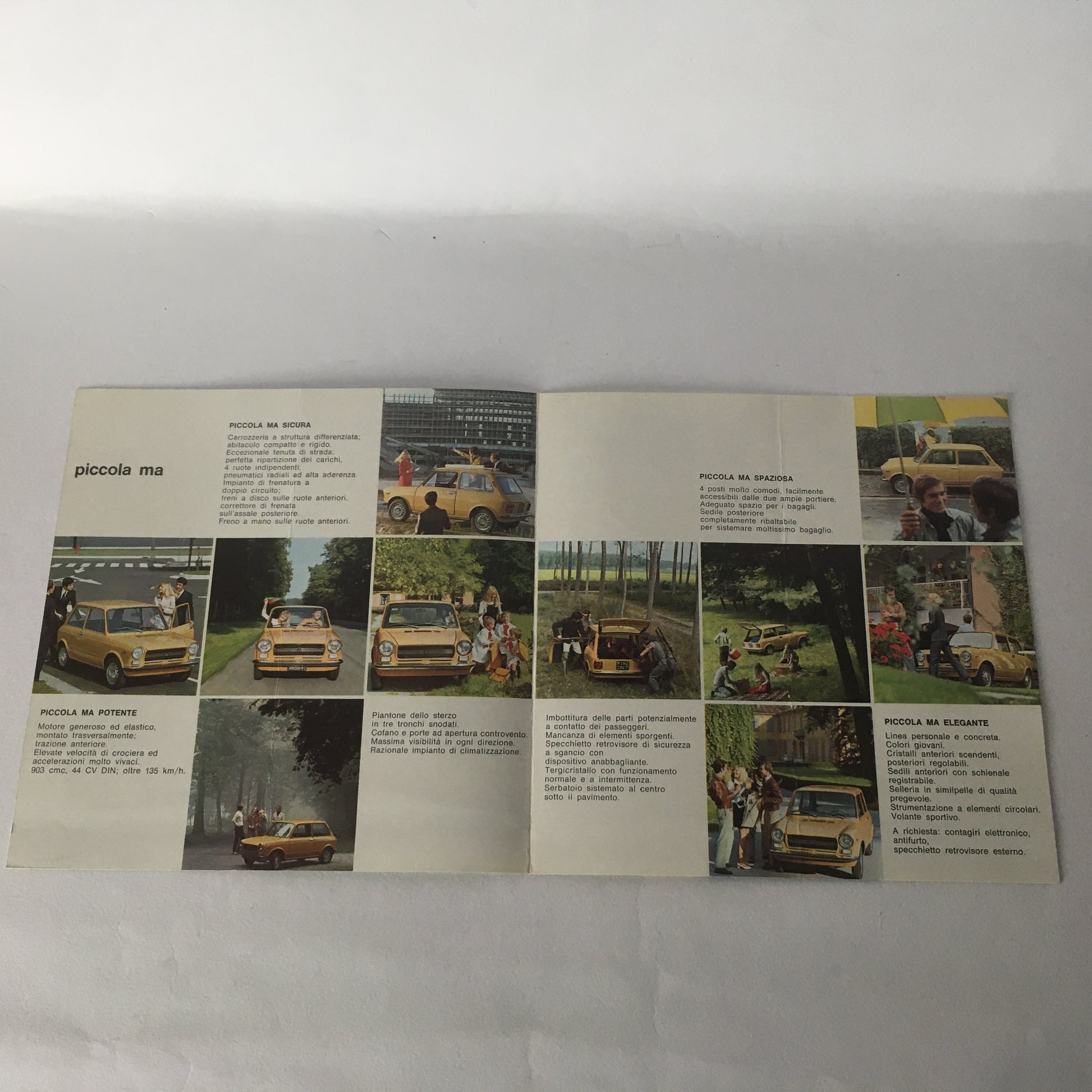 Autobianchi, Brochure Opuscolo Pubblicità Autobianchi A111 e A112, Anni 60 70 - Raggi's Collectibles' Automotive Art