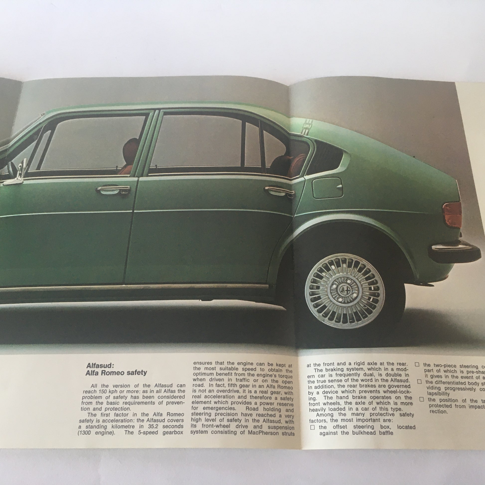 Alfa Romeo, Brochure Alfasud Super 1.3 Alfasud Super 1.5 Alfasud 1.3 1.5 5 Marce, Anni '70 '80 - Raggi's Collectibles' Automotive Art