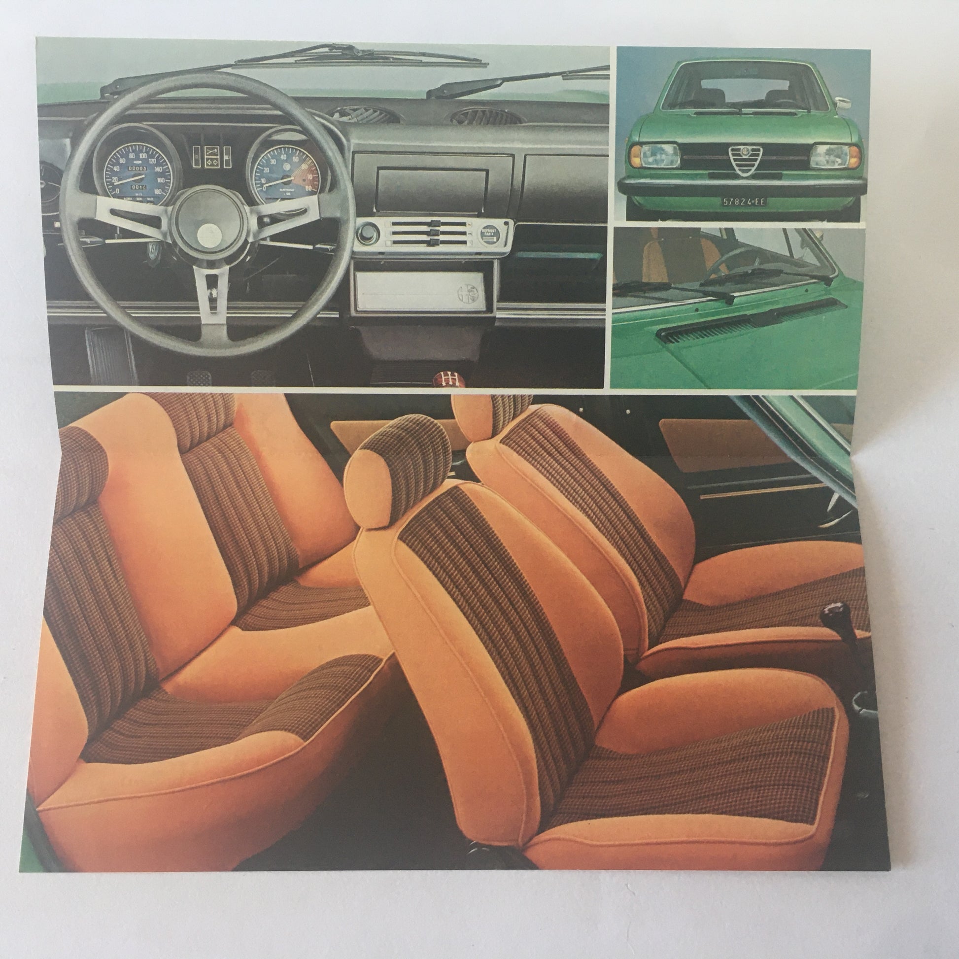 Alfa Romeo, Brochure Alfasud Super 1.3 Alfasud Super 1.5 Alfasud 1.3 1.5 5 Marce, Anni '70 '80 - Raggi's Collectibles' Automotive Art