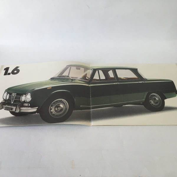 Alfa Romeo, Giulia Super 1.6 Brochure, 1960s 70s, English Language, Ref. 72 7 C 101