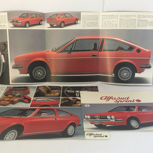 Alfa Romeo, Brochure Alfasud Sprint, English language, 70s