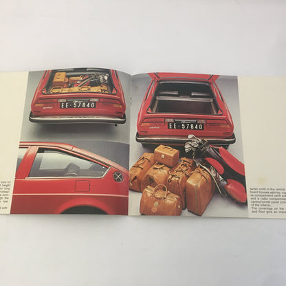 Alfa Romeo, Brochure Alfasud Sprint, Lingua Inglese, Anni '70 - Raggi's Collectibles' Automotive Art