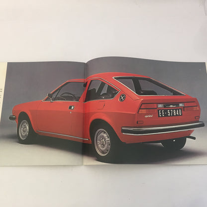 Alfa Romeo, Brochure Alfasud Sprint, Lingua Inglese, Anni '70 - Raggi's Collectibles' Automotive Art