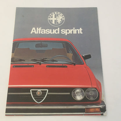 Alfa Romeo, Brochure Alfasud Sprint, Lingua Inglese, Anni '70 - Raggi's Collectibles' Automotive Art