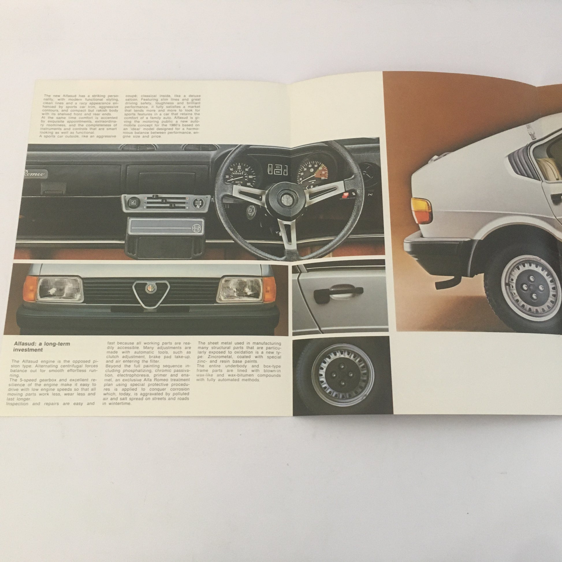 Alfa Romeo, Brochure Alfasud Super 1.3 Alfasud Super 1.5 Alfasud 1.3 1.5 5 Marce, Anni '70 '80 - Raggi's Collectibles' Automotive Art