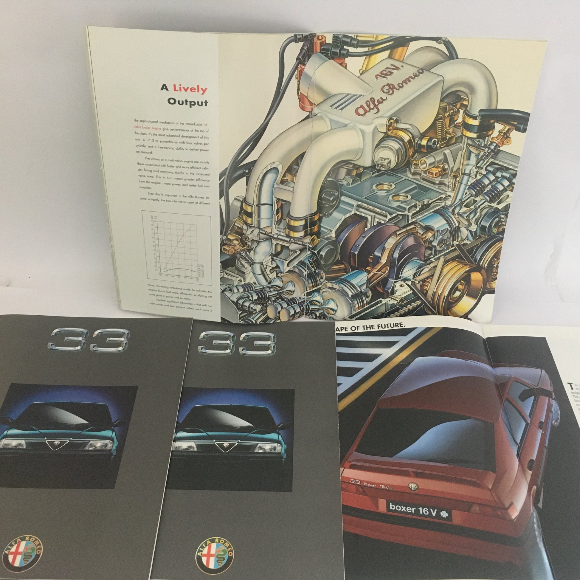 Alfa Romeo, Brochure Nuova 33, 33 Boxer 16V Quadrifoglio Verde, 33 S 16 V Quadrifoglio Verde Permanent 4 - Raggi's Collectibles' Automotive Art