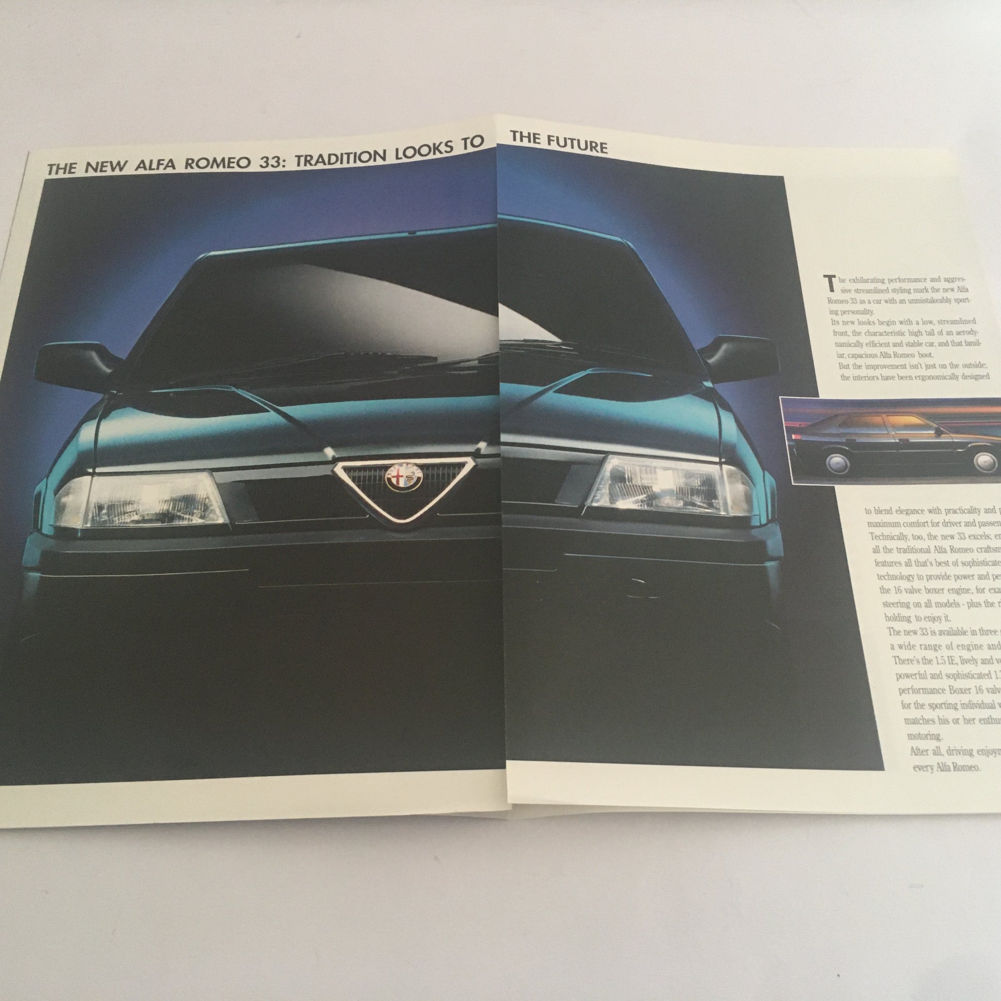 Alfa Romeo, Brochure Nuova 33, 33 Boxer 16V Quadrifoglio Verde, 33 S 16 V Quadrifoglio Verde Permanent 4 - Raggi's Collectibles' Automotive Art