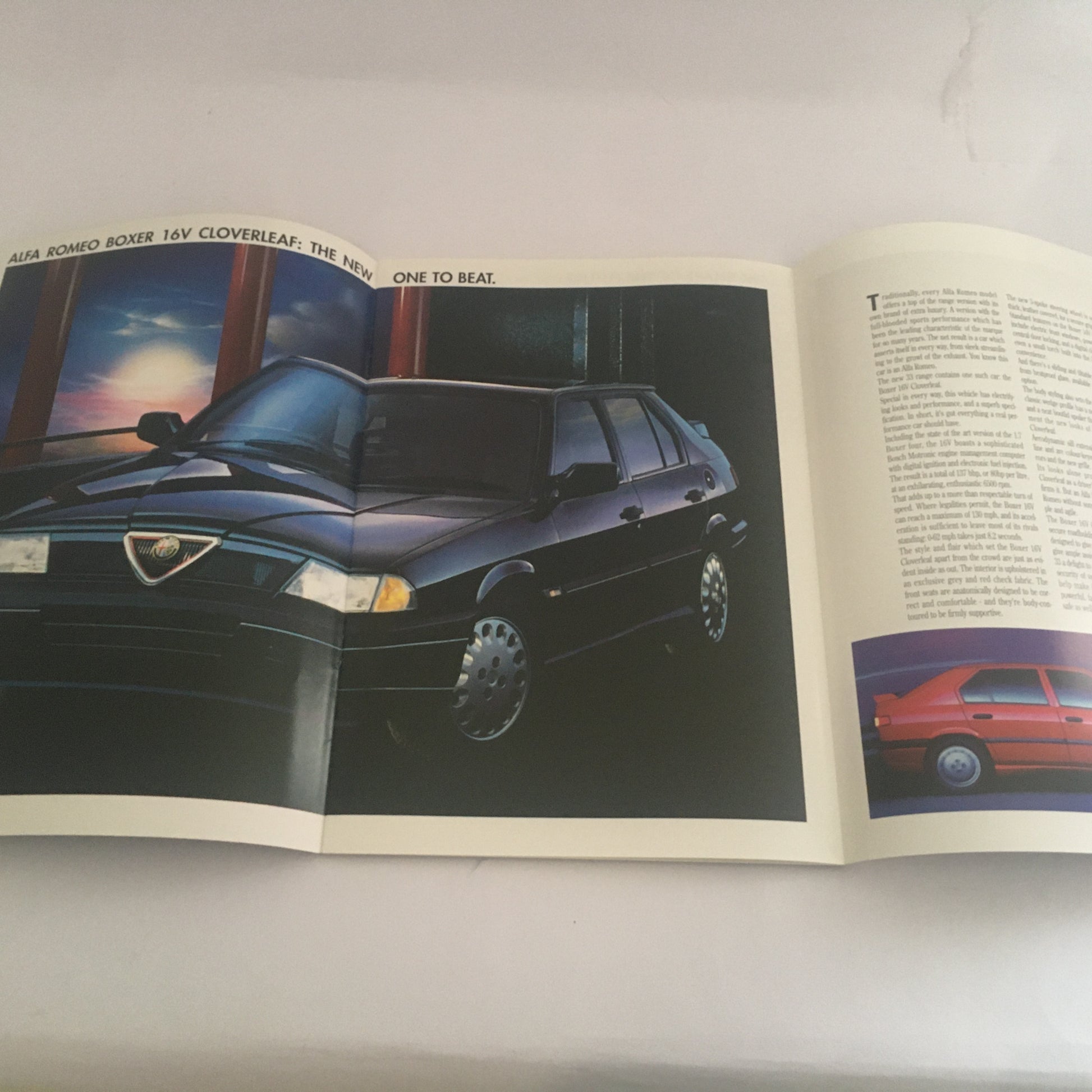 Alfa Romeo, Brochure Nuova 33, 33 Boxer 16V Quadrifoglio Verde, 33 S 16 V Quadrifoglio Verde Permanent 4 - Raggi's Collectibles' Automotive Art