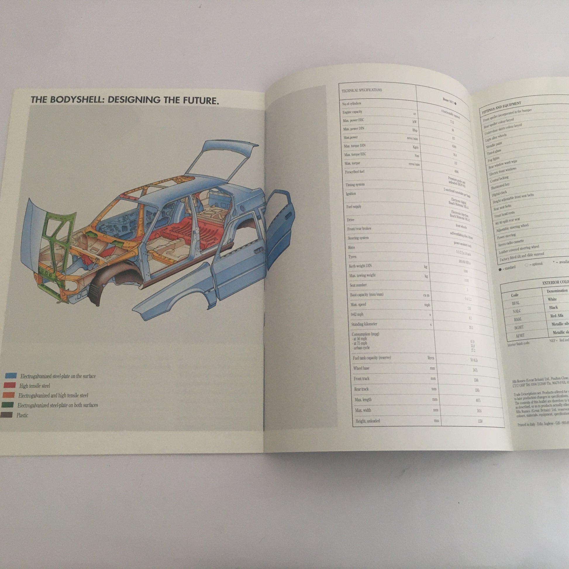 Alfa Romeo, Brochure Nuova 33, 33 Boxer 16V Quadrifoglio Verde, 33 S 16 V Quadrifoglio Verde Permanent 4 - Raggi's Collectibles' Automotive Art