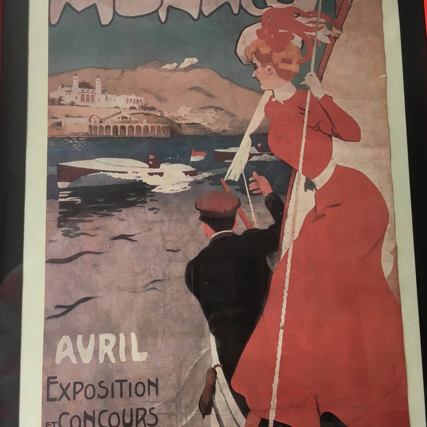 Monaco, Pubblicità / Stampa Avril Monaco Exposition et Concours de Canots Automobiles.
