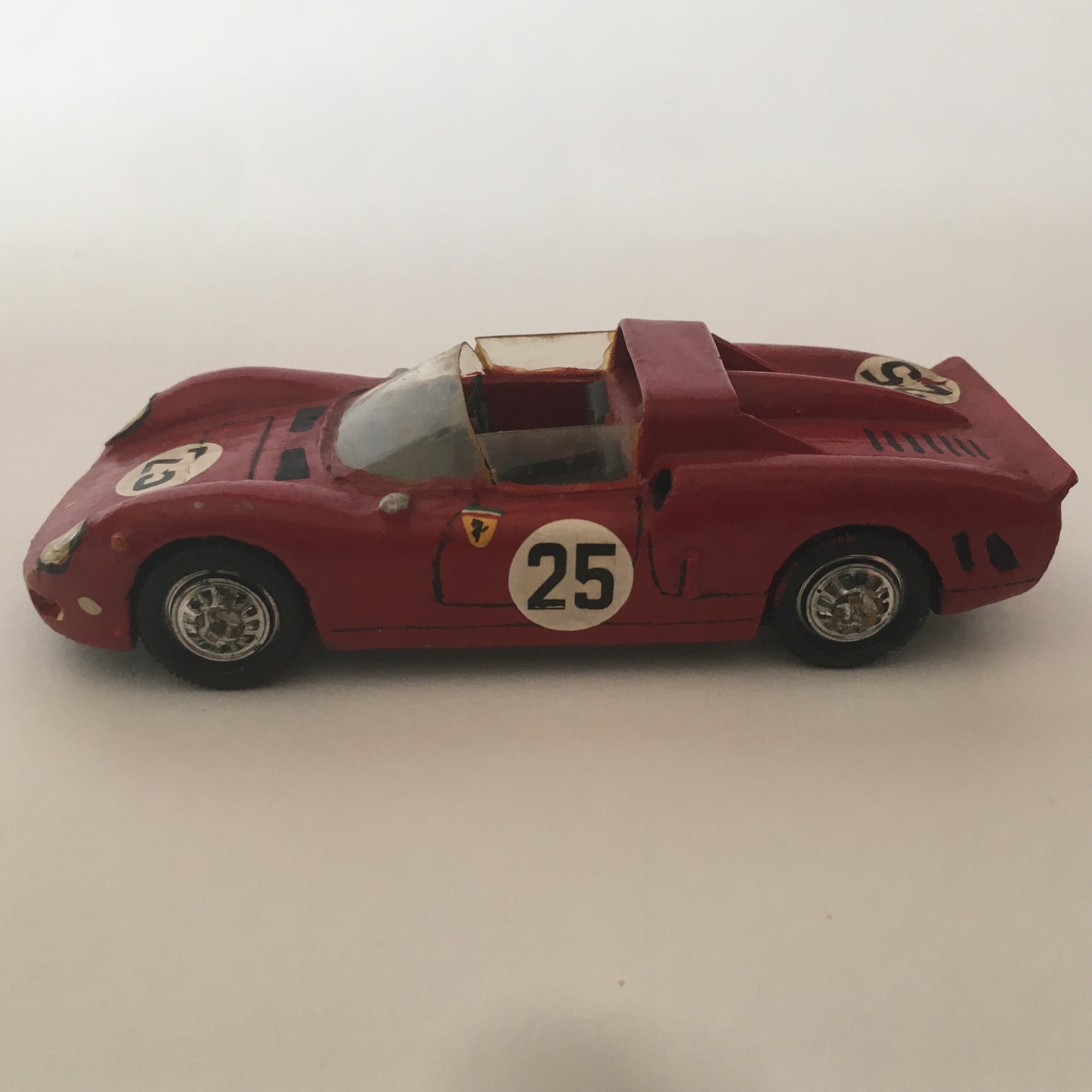 Ferrari, Modellino Artigianale in Legno RD Marmande Ferrari 330 P Numero di Serie 16 Anno 1966 Scala 1:43 - Raggi's Collectibles' Automotive Art