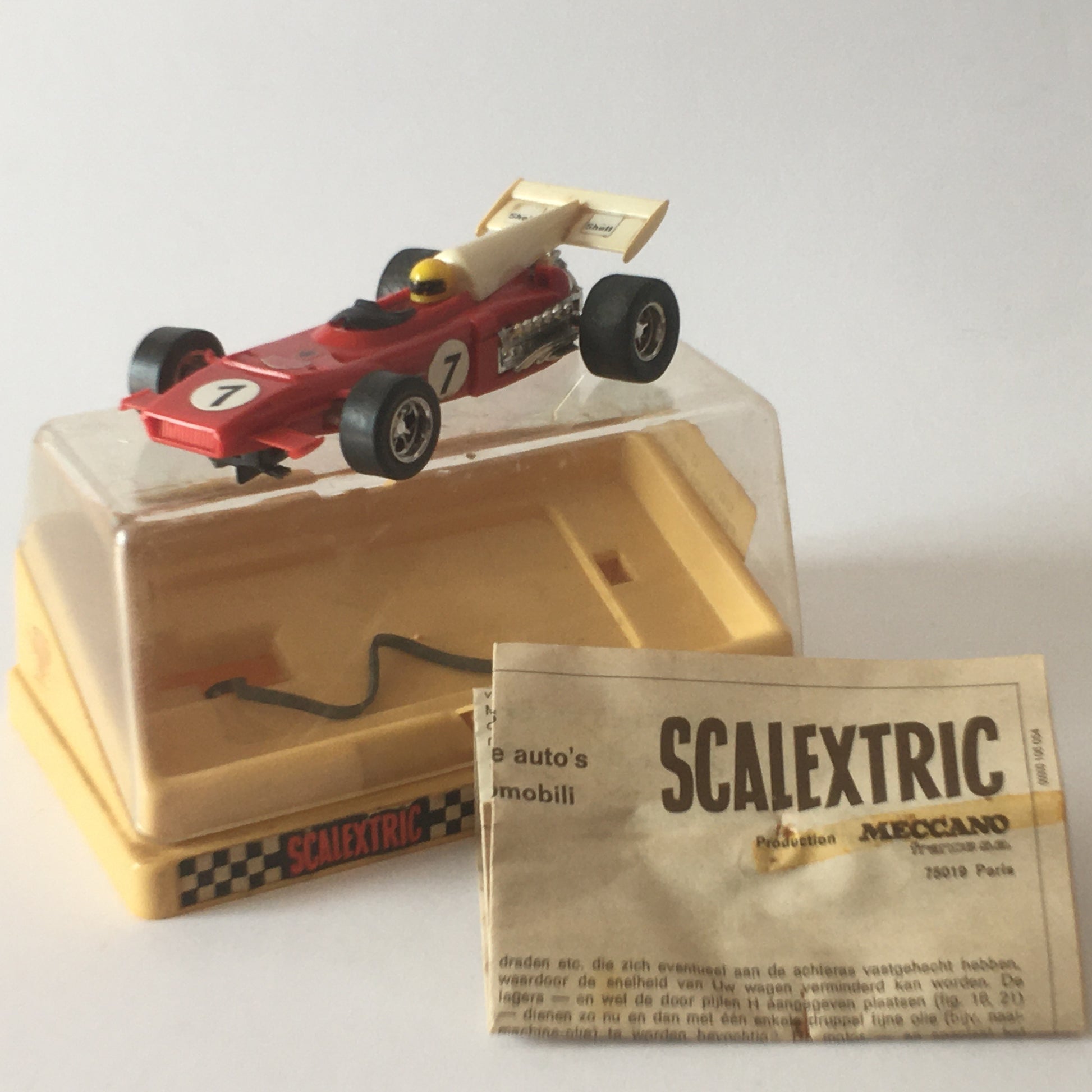 Ferrari, Modellino Scalextric C25 Ferrari 312 B2, Slot Car in Perfette Condizioni, con Manuale Istruzioni  e Box Originale - Raggi's Collectibles' Automotive Art