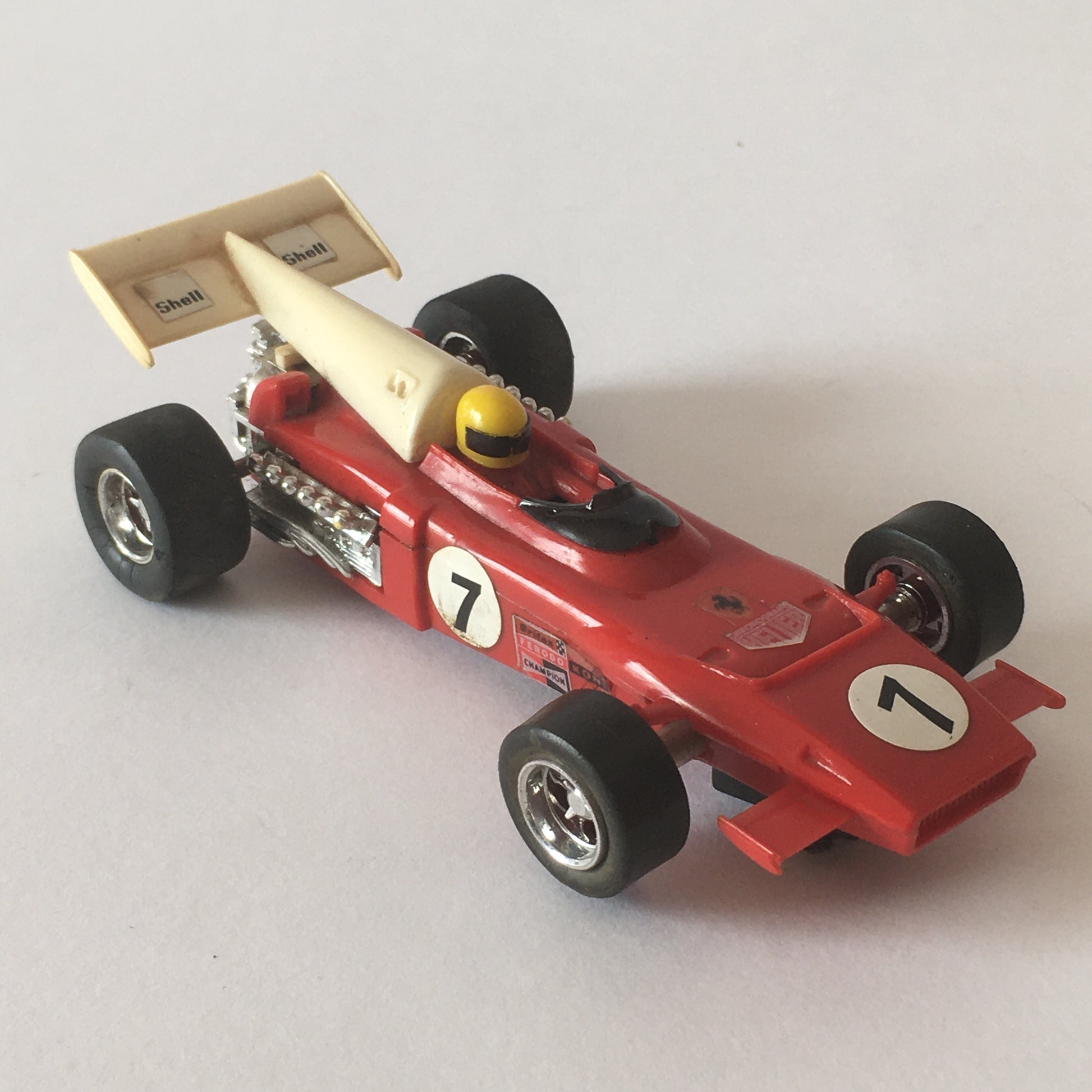 Ferrari, Modellino Scalextric C25 Ferrari 312 B2, Slot Car in Perfette Condizioni, con Manuale Istruzioni  e Box Originale - Raggi's Collectibles' Automotive Art