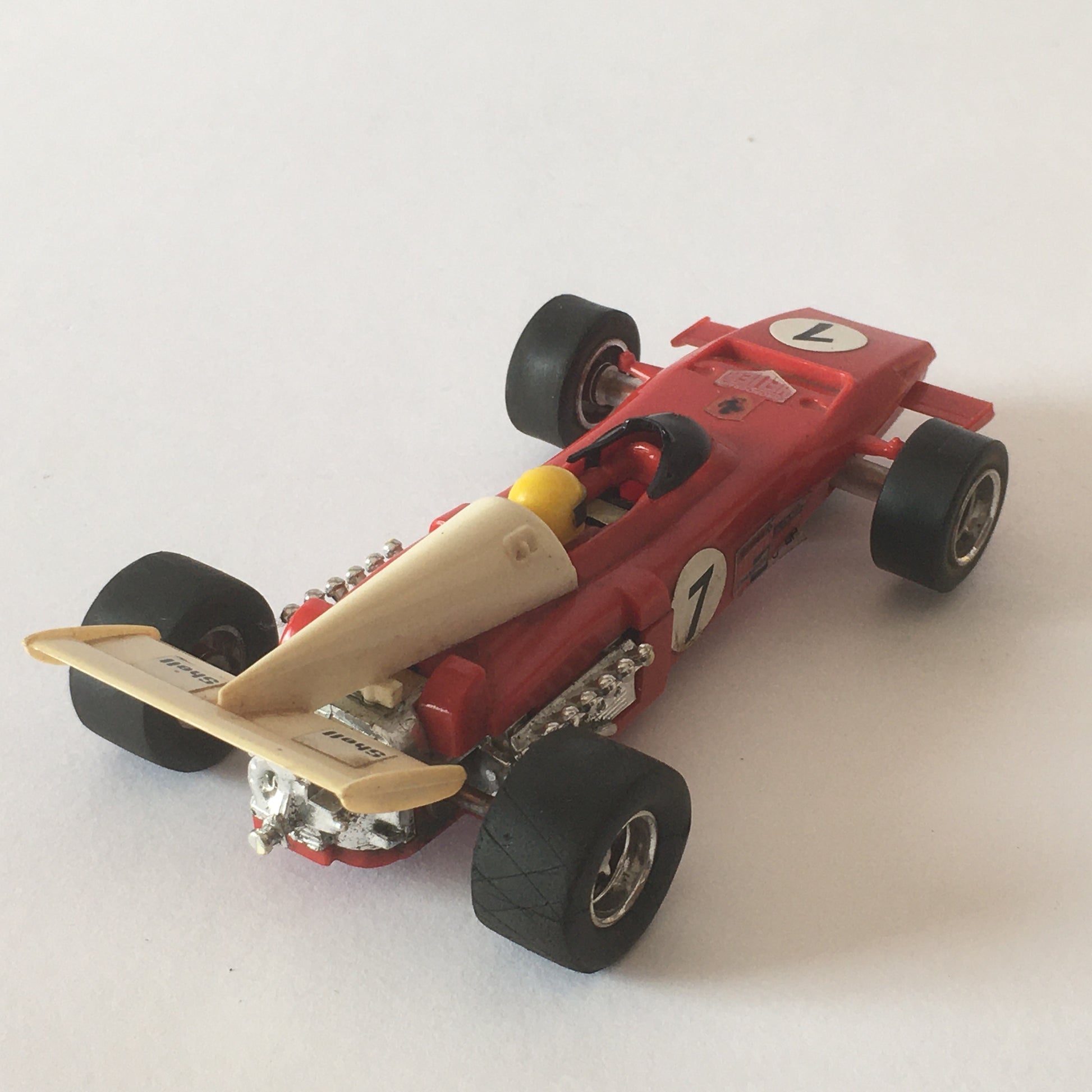 Ferrari, Modellino Scalextric C25 Ferrari 312 B2, Slot Car in Perfette Condizioni, con Manuale Istruzioni  e Box Originale - Raggi's Collectibles' Automotive Art