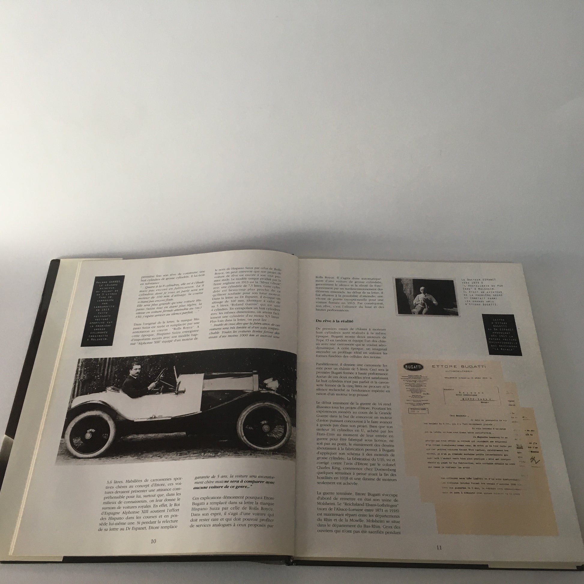 Bugatti, Libro Bugatti Royale Le Reve Magnifique di Paul Kestler ISBN 2840780046 - Raggi's Collectibles' Automotive Art