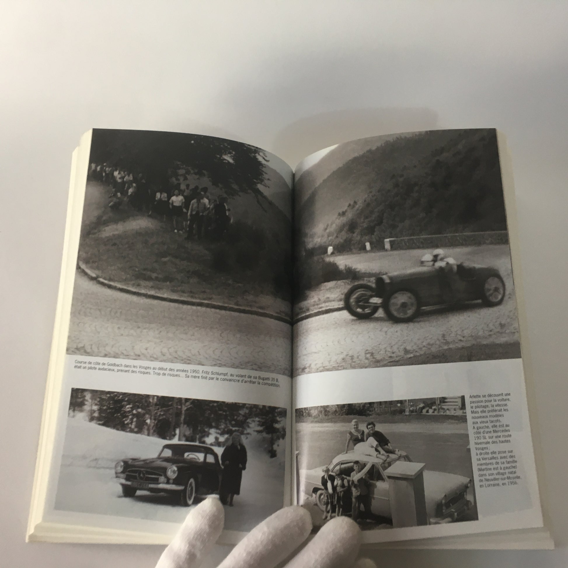 Bugatti, Libro Pour L'Amour de Fritz, Auto Biographie di Arlette Schlumpf, ISBN 9782716507479 - Raggi's Collectibles' Automotive Art