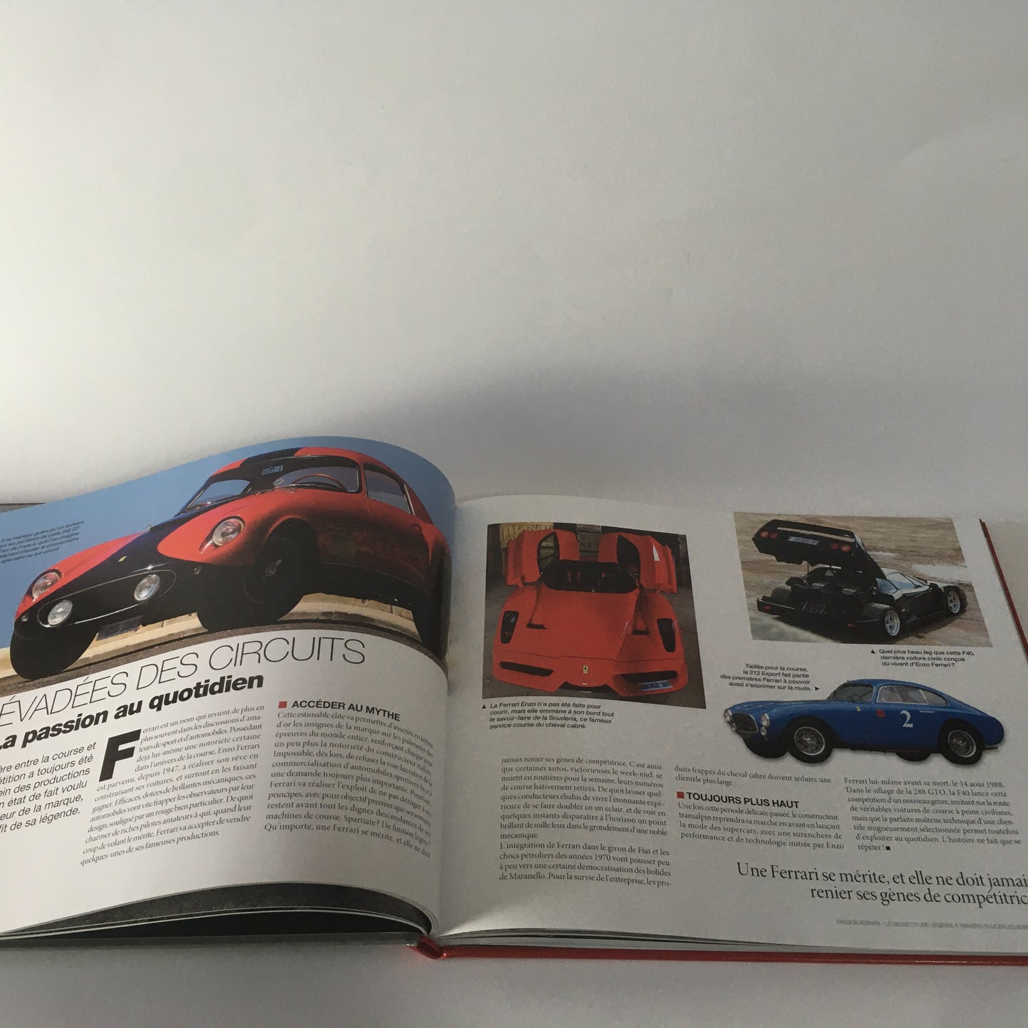 Ferrari, Book Passion Ferrari, Text by Fabrice Connen Photographs by Mathieu Heurtault, ISBN 9782845677708