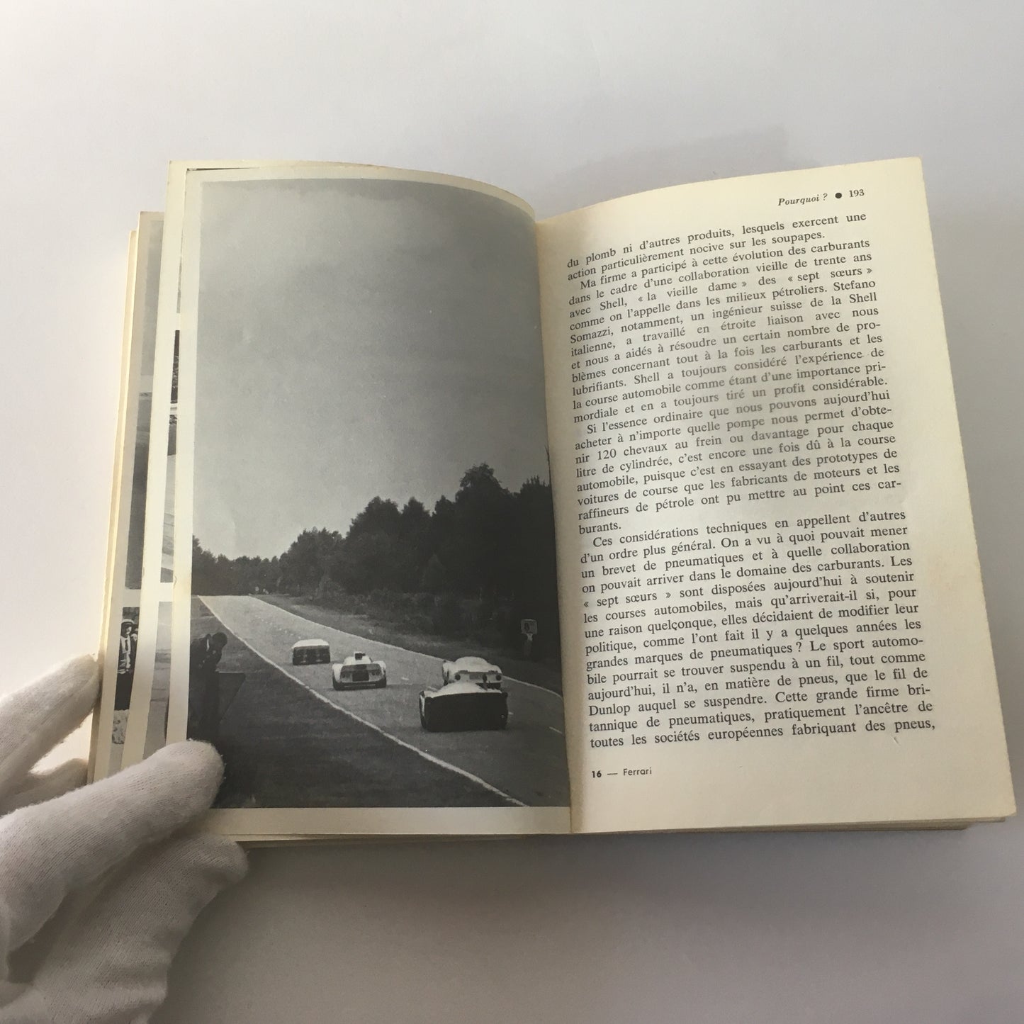 Ferrari, Book Enzo Ferrari Mes Joies Terrible, Marabout Service First Edition of 1963 written by Enzo Ferrari