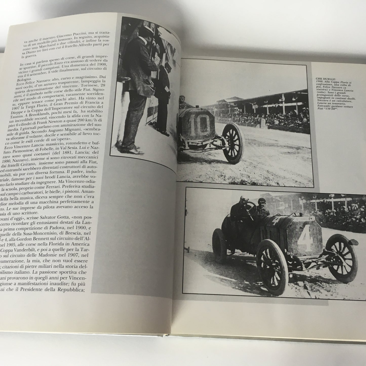 Ferrari, Book The Roaring Races, The True Story of Enzo Ferrari by Giulio Schmidt, ISBN 8876720065