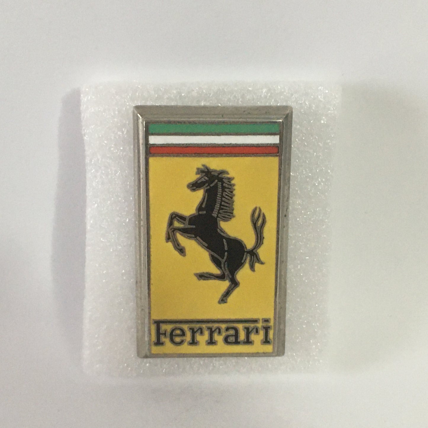 Ferrari, Original Ferrari Emblem in Metal with Enamel Finish and Screw Fixing, Excellent Condition