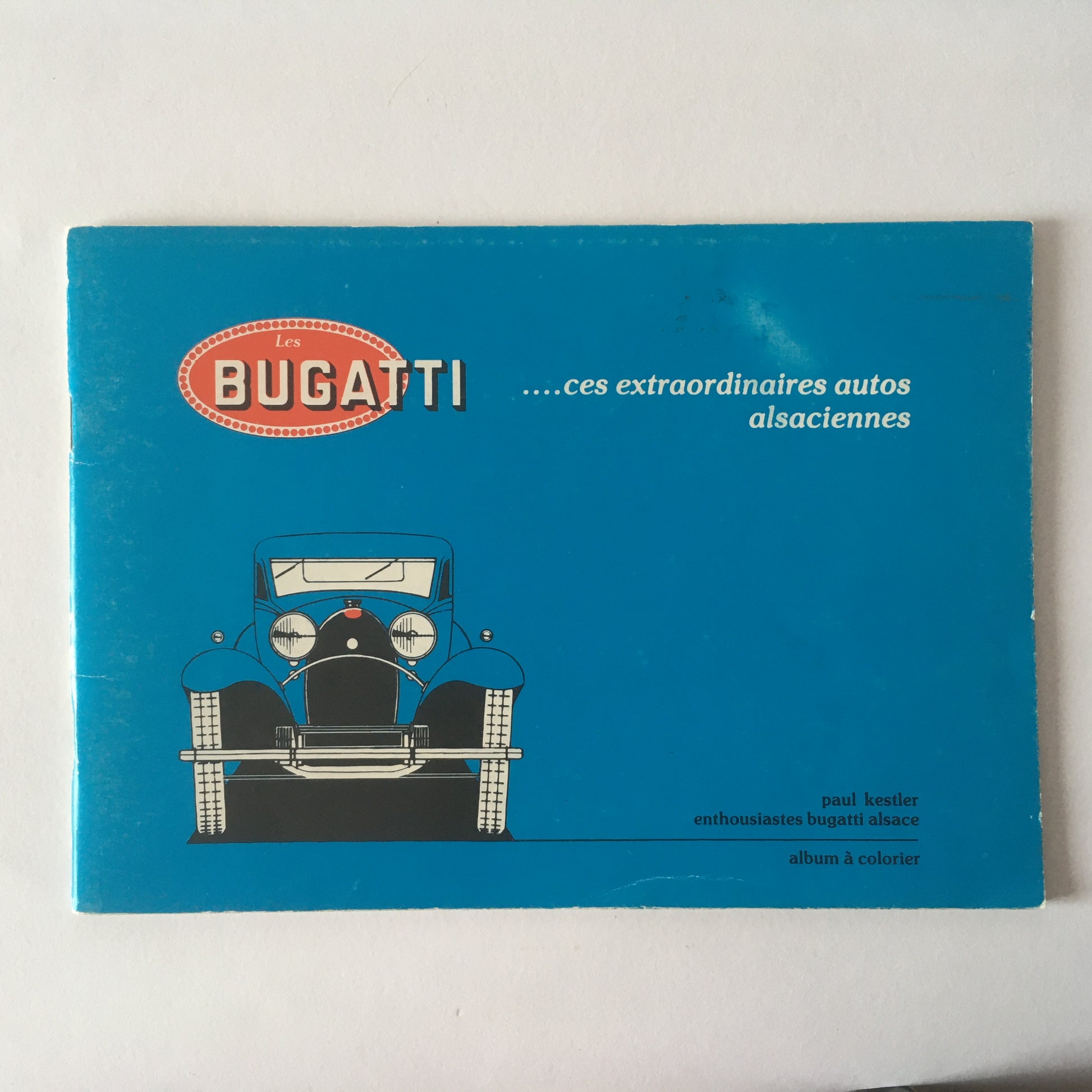 Bugatti, Album da Colorare Bugatti di Paul Kestler - Raggi's Collectibles' Automotive Art