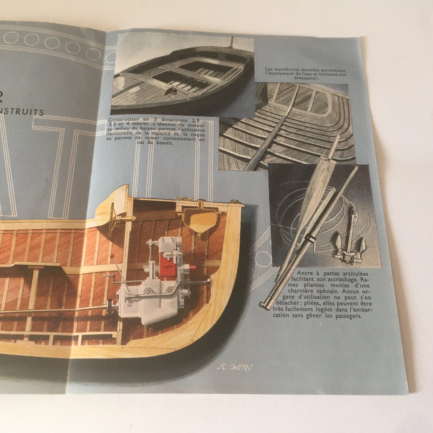 Bugatti, Brochure Shipyards Maison-Laffitte Bugatti You-You, Designed by R. Géri Year 1946