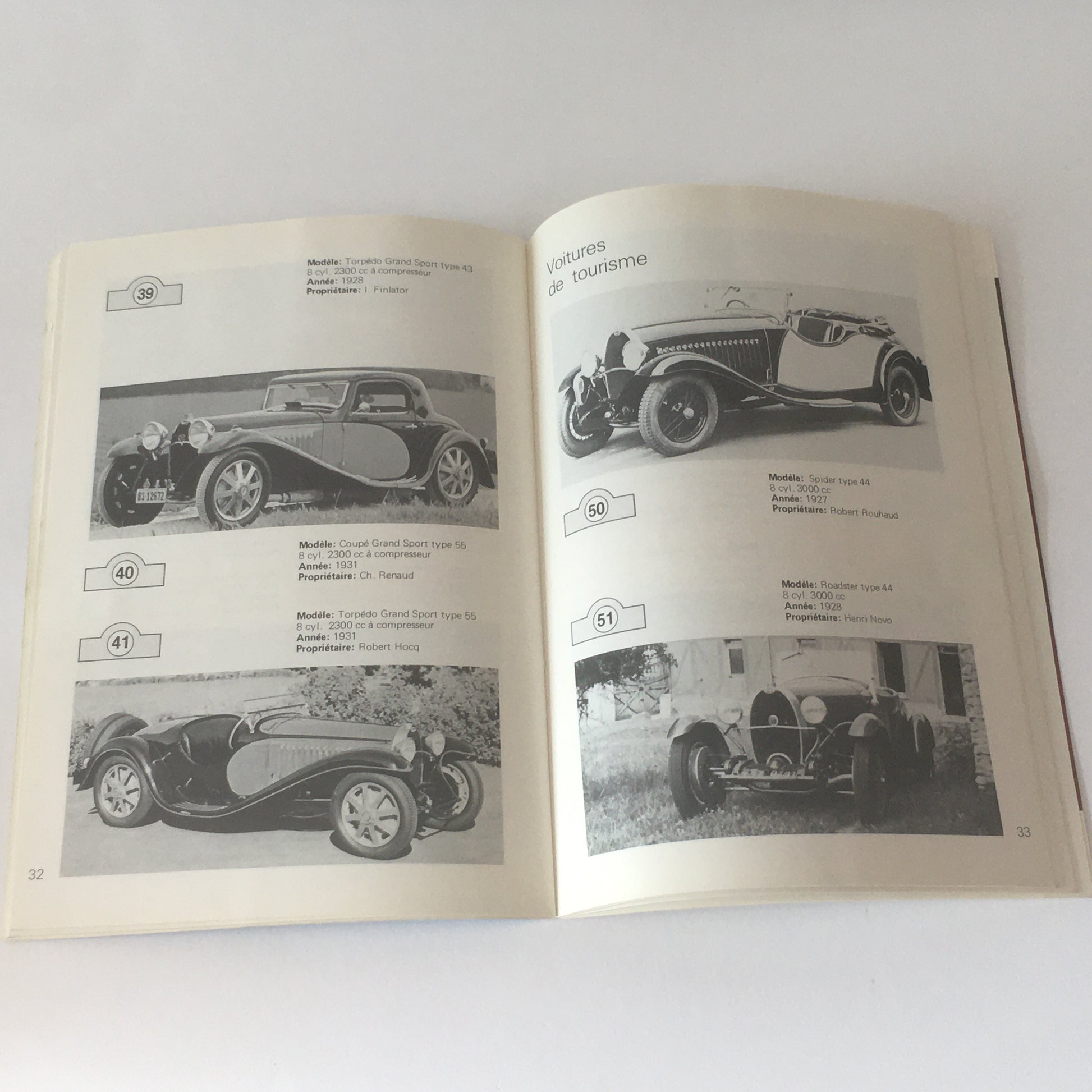 Bugatti, Brochure 100 Bugatti Meeting International Deauville 13 - 15 Ottobre 1978 Club Bugatti France - Raggi's Collectibles' Automotive Art