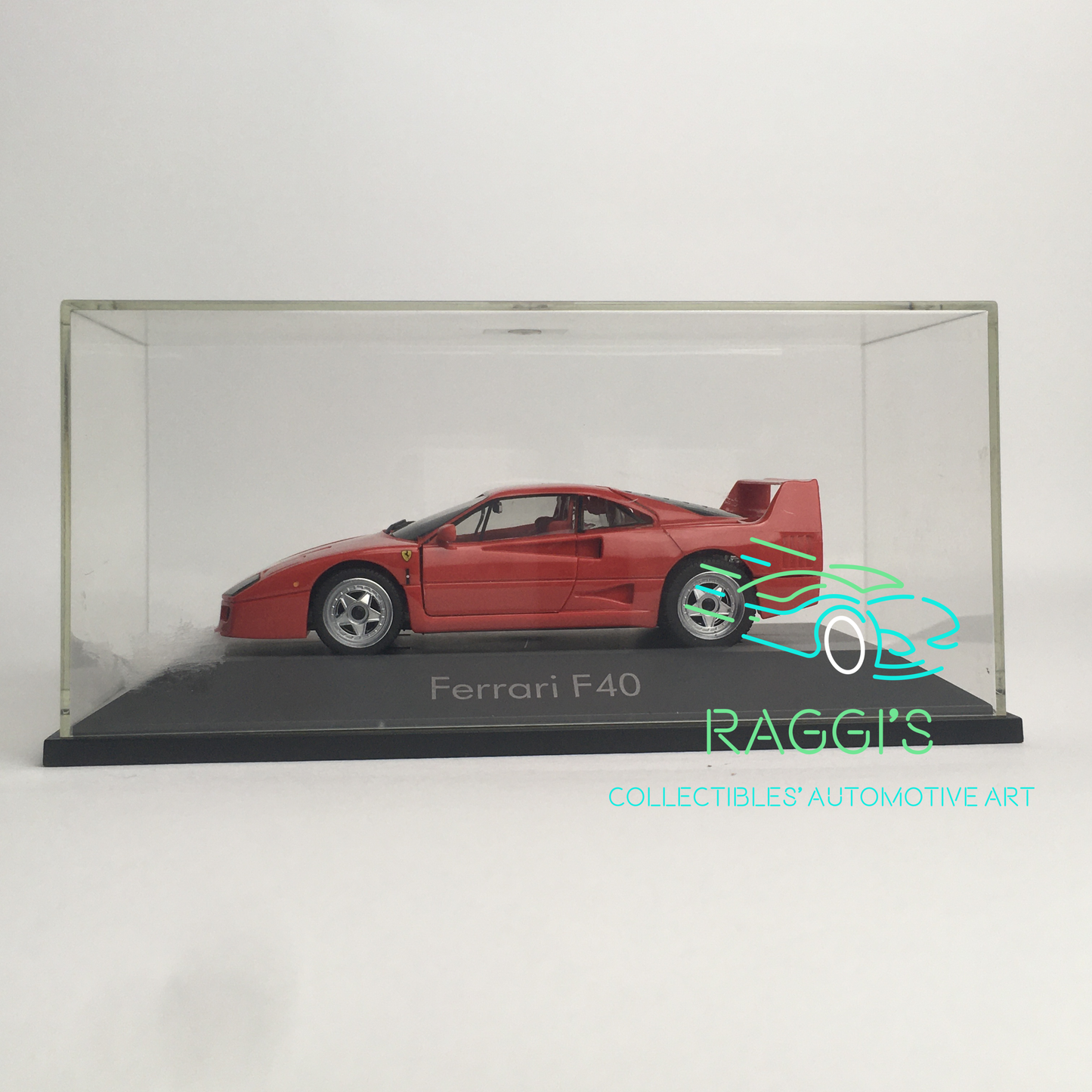 Ferrari, Modellino in Plastica Herpa in Scala 1:43 Ferrari F40 - Raggi's Collectibles' Automotive Art