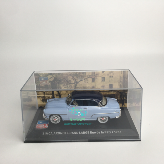 SIMCA, Modellino in Metallo Pressofuso Scala 1:43 SIMCA Aronde Anno 1956 - Raggi's Collectibles' Automotive Art