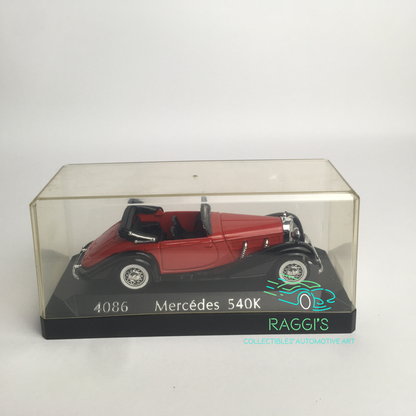 Mercedes-Benz, Modellino in Metallo Pressofuso Solido 4086 Mercedes 540K Scala 1:43 - Raggi's Collectibles' Automotive Art