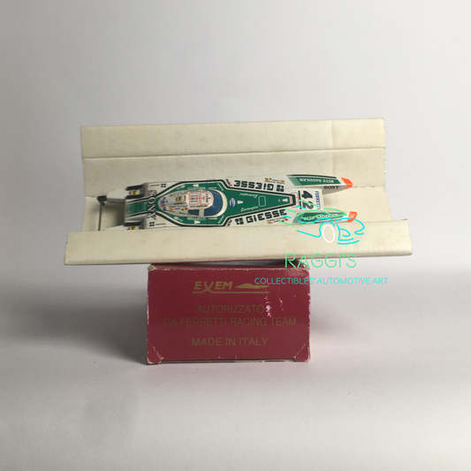 Lamborghini, Modellino Exem In Metallo Pressofuso Off Shore Giesse Ferretti Lamborghini Engineering Campione Italiano 1992 - Raggi's Collectibles' Automotive Art