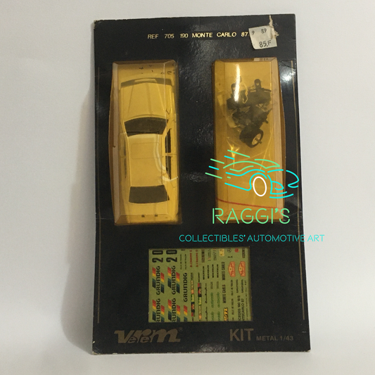 Mercedes-Benz, Modellino in Metallo Pressofuso Verem Mercedes-Benz 190 Rally di Montecarlo 1987 Scala 1:43 - Raggi's Collectibles' Automotive Art