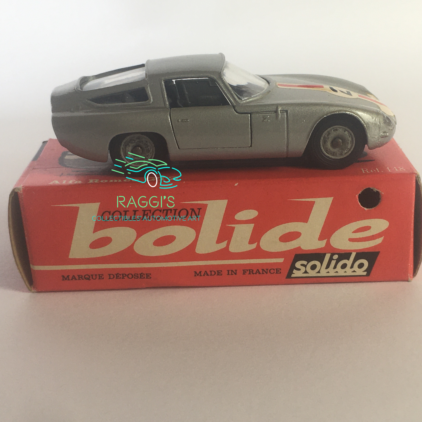 Alfa Romeo, Modellino in Metallo Pressofuso Solido Alfa Romeo Giulia TZ Ref. 148 Scala 1:43 - Raggi's Collectibles' Automotive Art