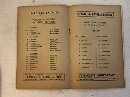 Citroën, Pubblicità di J.R. Colin del 1954 per i 50 Anni di Attività del Grands Garages de Picardie - Raggi's Collectibles' Automotive Art