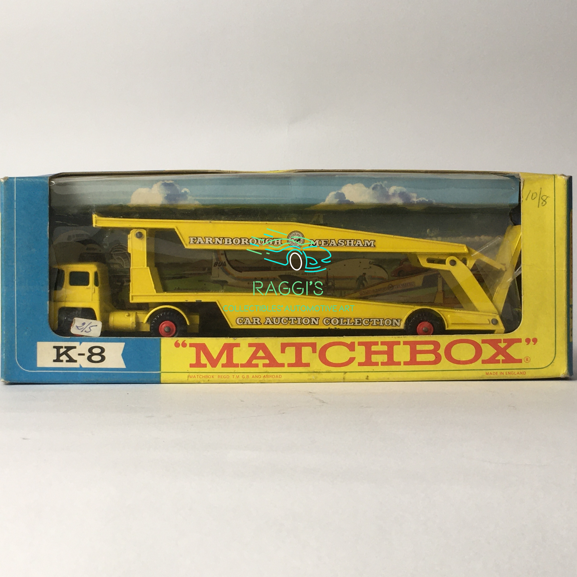 Matchbox, Modellini in Metallo Pressofuso Matchbox K-8 King Size Car Trasportation Yellow - Raggi's Collectibles' Automotive Art