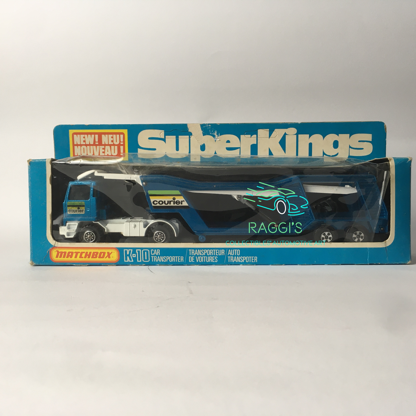 Matchbox, Modellini in Metallo Pressofuso Matchbox K-10 Super King Car Transportation - Raggi's Collectibles' Automotive Art
