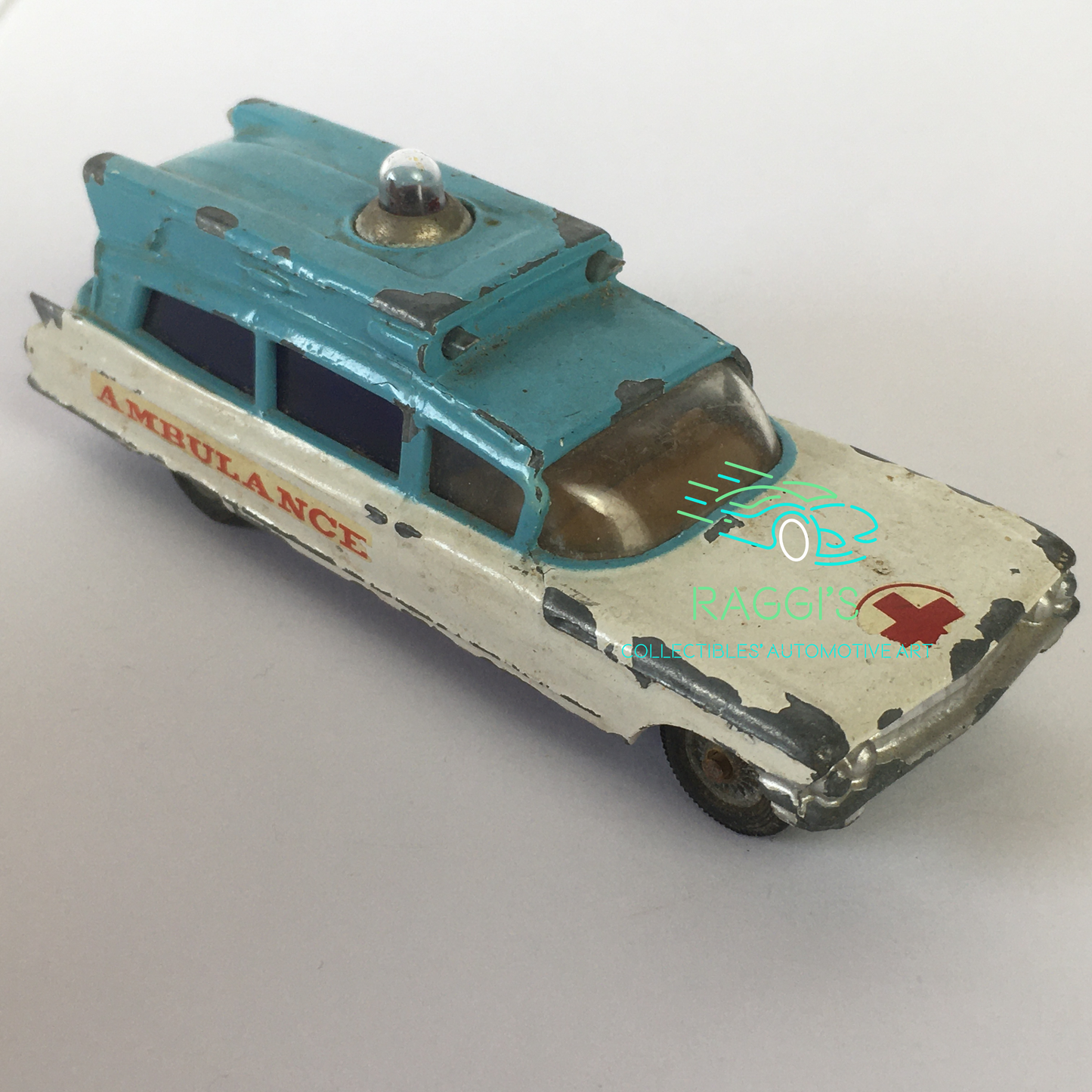 Cadillac, Modellino in Metallo Pressofuso Corgi Cadillac Superior Ambulance Ref. 437 Scala 1:43 - Raggi's Collectibles' Automotive Art